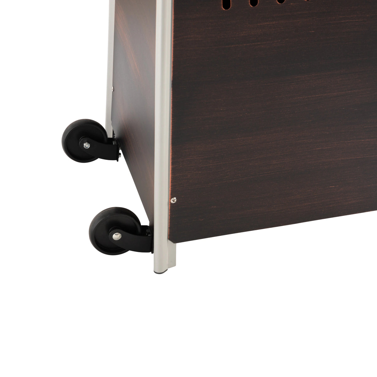 40000 -BTU Brushed Bronze Steel Floorstanding Liquid Propane Patio Heater