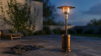 46000 BTU Propane Steel Freestanding Patio Heater Bronze — Lifestyle