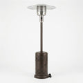 Propane Patio Heater Built for Outdoor Gatherings, 46000 BTU, Bronze Steel, Touch Ignition, Tilt Safety