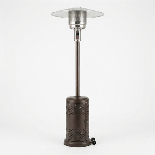 46000 BTU Propane Steel Freestanding Patio Heater Bronze — Studio Shot
