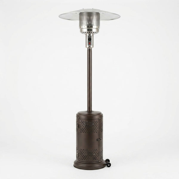 46000 BTU Propane Steel Freestanding Patio Heater Bronze — Studio Shot