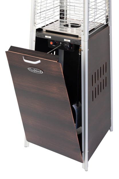 40000 -BTU Brushed Bronze Steel Floorstanding Liquid Propane Patio Heater