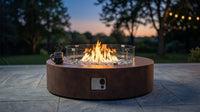 41''Round Fire Pit Table,50000 BTU Outdoor Propane Patio Fire Pit — Lifestyle